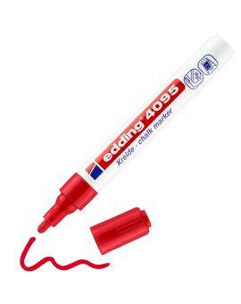 edding 4095 chalk marker - 2 tot 3 mm - rood