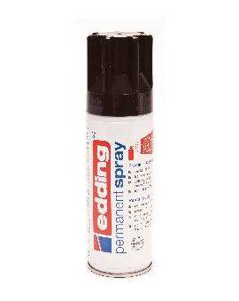 edding 5200 permanent spray - 200 ml - glans - diepzwart