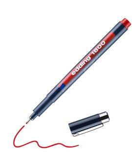 edding 1800 profipen - 0,7 mm - rood