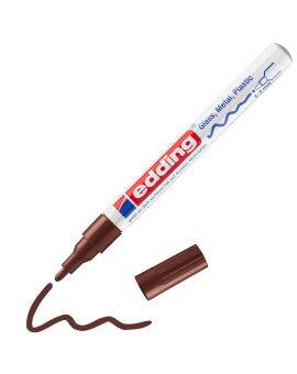 edding 751 lakmarker - glans - 1 tot 2 mm - bruin