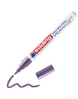 edding 751 lakmarker - glans - 1 tot 2 mm - paars