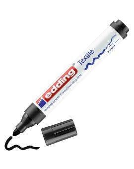 edding 4500 textile pen - 2 tot 3 mm - zwart