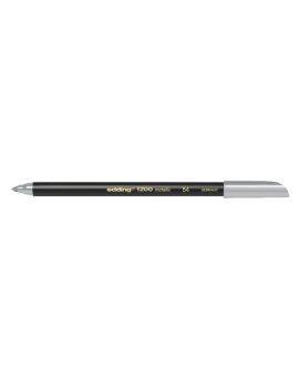 edding 1200 colour pen metallic - 1 tot 3 mm - zilver