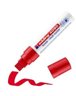 edding 4090 chalk marker - blokpunt - 4 tot 15 mm - rood