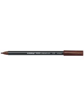 edding 1255 calligraphy pen - 2 mm - donkerbruin