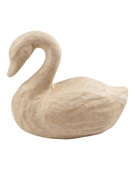 Papier-maché figuur - zwaan