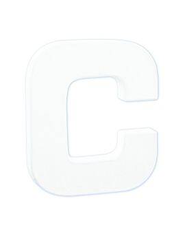 Décopatch - staande letter - 12 cm - C