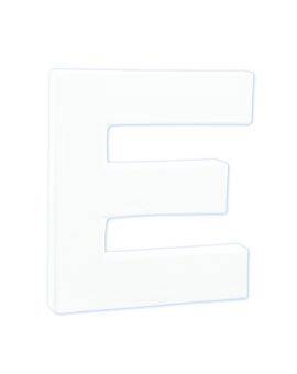 Décopatch - staande letter - 12 cm - E