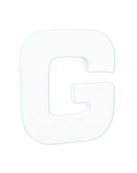 Décopatch - staande letter - 12 cm - G