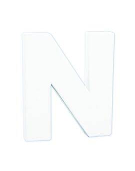 Décopatch - staande letter - 12 cm - N