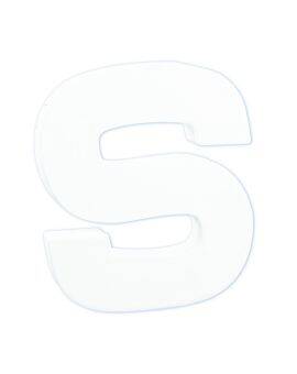 Décopatch - staande letter - 12 cm - S