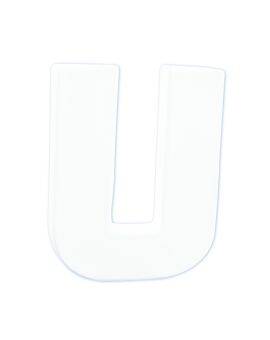 Décopatch - staande letter - 12 cm - U