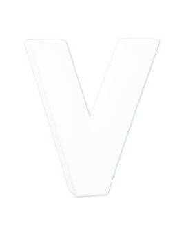 Décopatch - staande letter - 12 cm - V