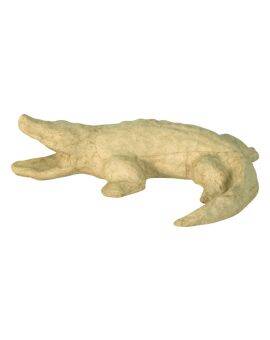 Papier-maché figuur - krokodil
