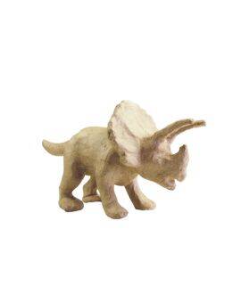 Papier-maché figuur - dino triceratops
