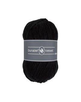 Durable Velvet garen - 100 gram - 325 zwart