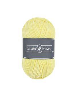 Durable Velvet garen - 100 gram - 309 lichtgeel