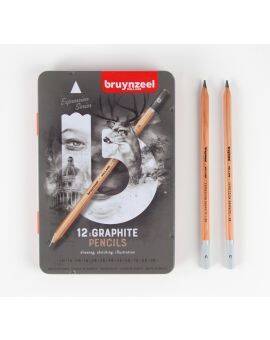 Bruynzeel Creatives - grafietpotloden - 12 stuks