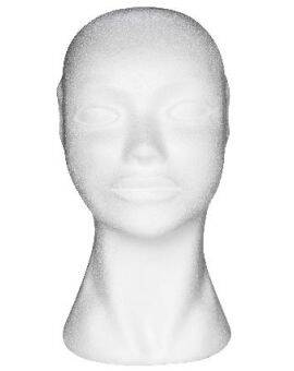 Piepschuim hoofd - 32 cm