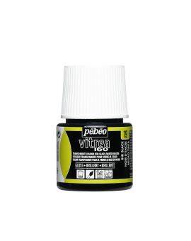 Glasverf - 45 ml - glans - zwart