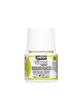 Glasverf - 45 ml - glans - wit