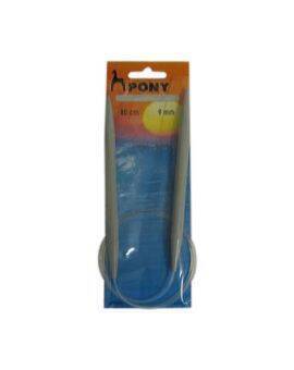 Pony rondbreinaald - 80 cm kabel - 9 mm