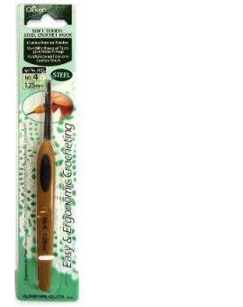 Clover haaknaald - ergonomisch - staal - 1,25 mm