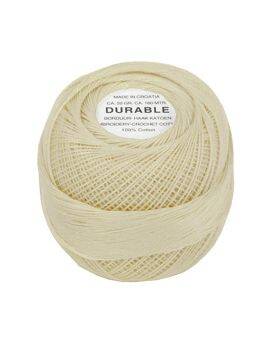 Durable borduur-/haakkatoen - 20 gram - crème