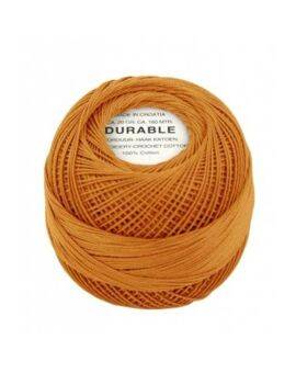 Durable borduur-/haakkatoen - 20 gram - goudbruin