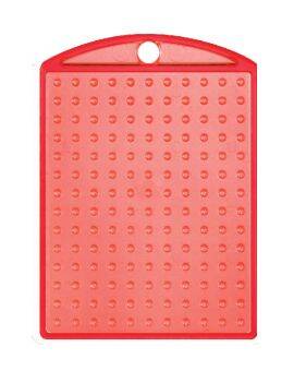 Pixelhobby medaillon - transparant rood