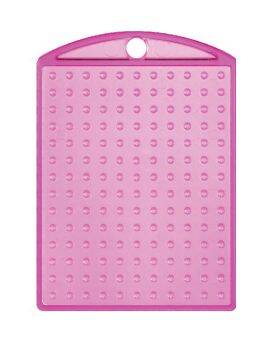 Pixelhobby medaillon - transparant roze