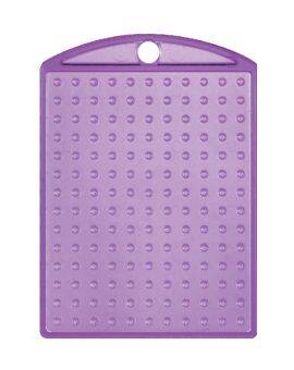 Pixelhobby medaillon - transparant paars