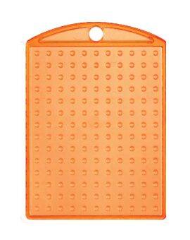 Pixelhobby medaillon - transparant oranje