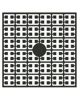 Pixelmatje - bruingrijs extra donker 408
