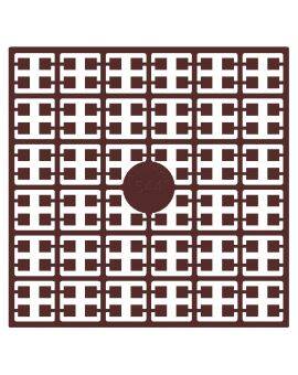 Pixelmatje - notenhout donker 544