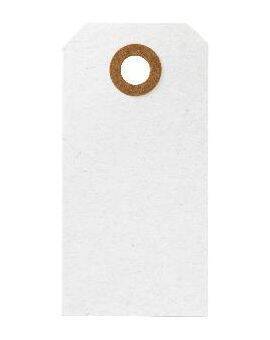 Labels 20 stuks- Wit 8x4 cm