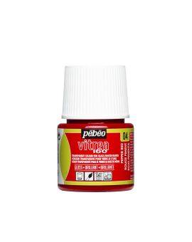 Glasverf - 45 ml - glans - rood