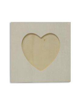 Houten fotolijst hart
