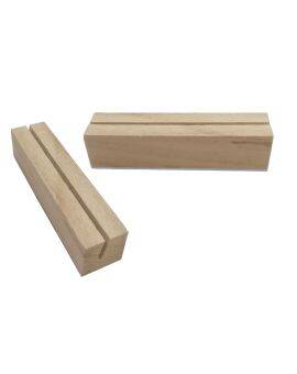 Houten kaarthouder - 10,5x2,5x2,5 cm