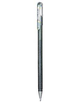 Pentel Dual Metallic Gel Roller - zilvertinten