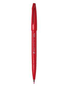 Pentel Brush Sign Pen - rood