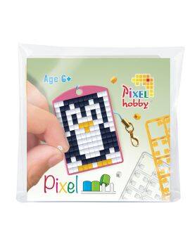Pixelhobby medaillon startset - pinguïn