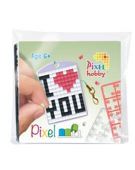Pixelhobby medaillon startset - I Love You
