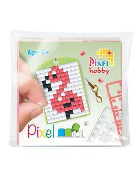Pixelhobby medaillon startset - flamingo
