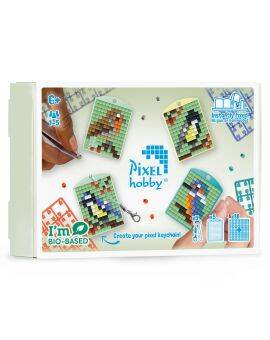 Pixelhobby medaillon thema box - vogels