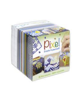 Pixelhobby kubus - 24-delig - Wereld kunst