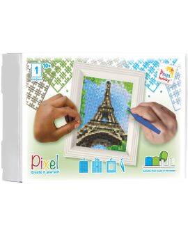 Pixelhobby set met lijst - Eiffeltoren