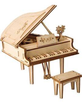 Robotime houten 3D puzzel - Piano