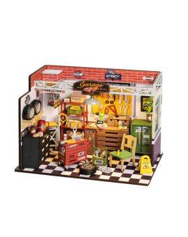 Robotime miniatuur DIY kit - Garage Workshop