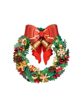 Robotime houten 3D puzzel - Christmas Wreath